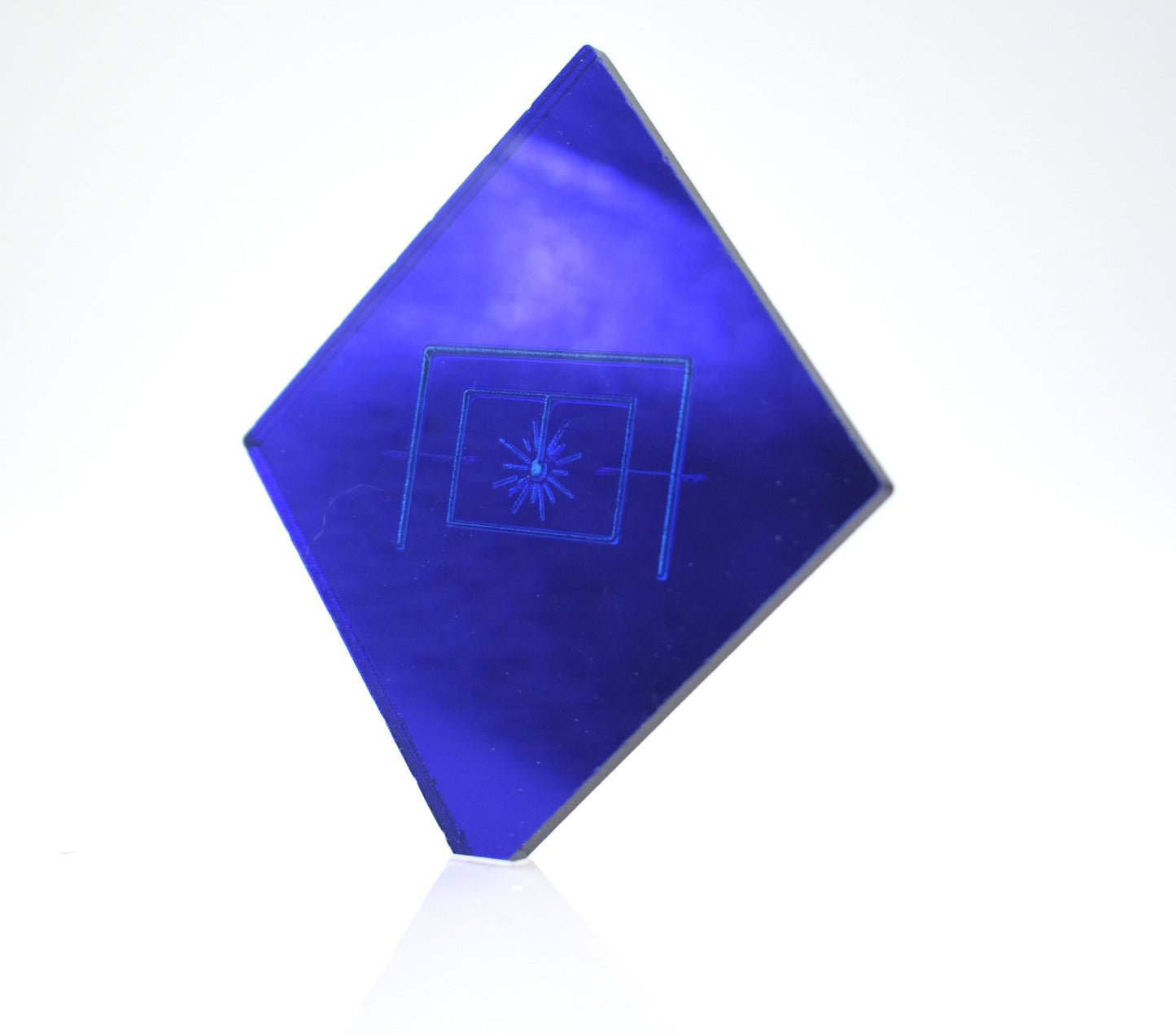 1/8" Blue Mirror Acrylic Sheet