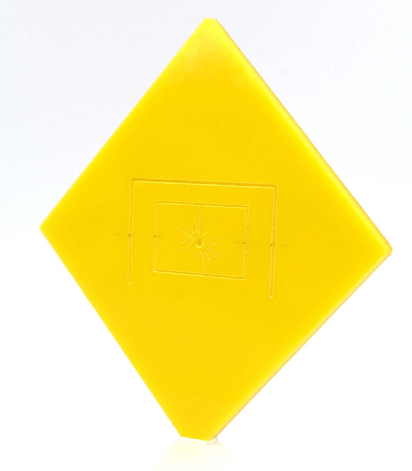 1/8" Classic Yellow Cast Acrylic Sheet