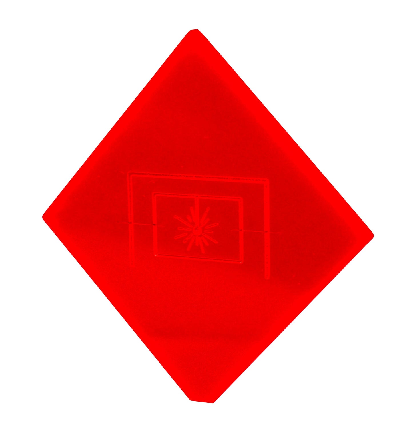 1/8" Classic Red Cast Acrylic Sheet