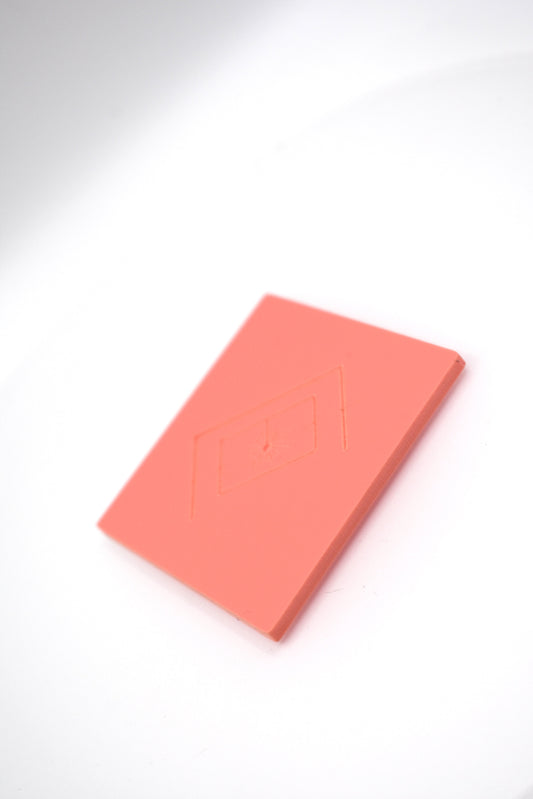 1/8" Coral Salmon Pastel Cast Acrylic Sheet