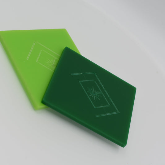 1/8" Classic Lime Green Cast Acrylic Sheet