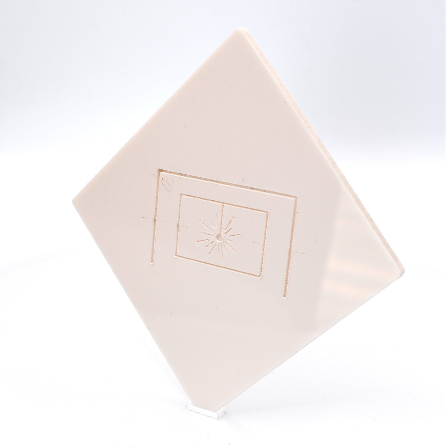 1/8" Cream Nude Pastel Cast Acrylic Sheet