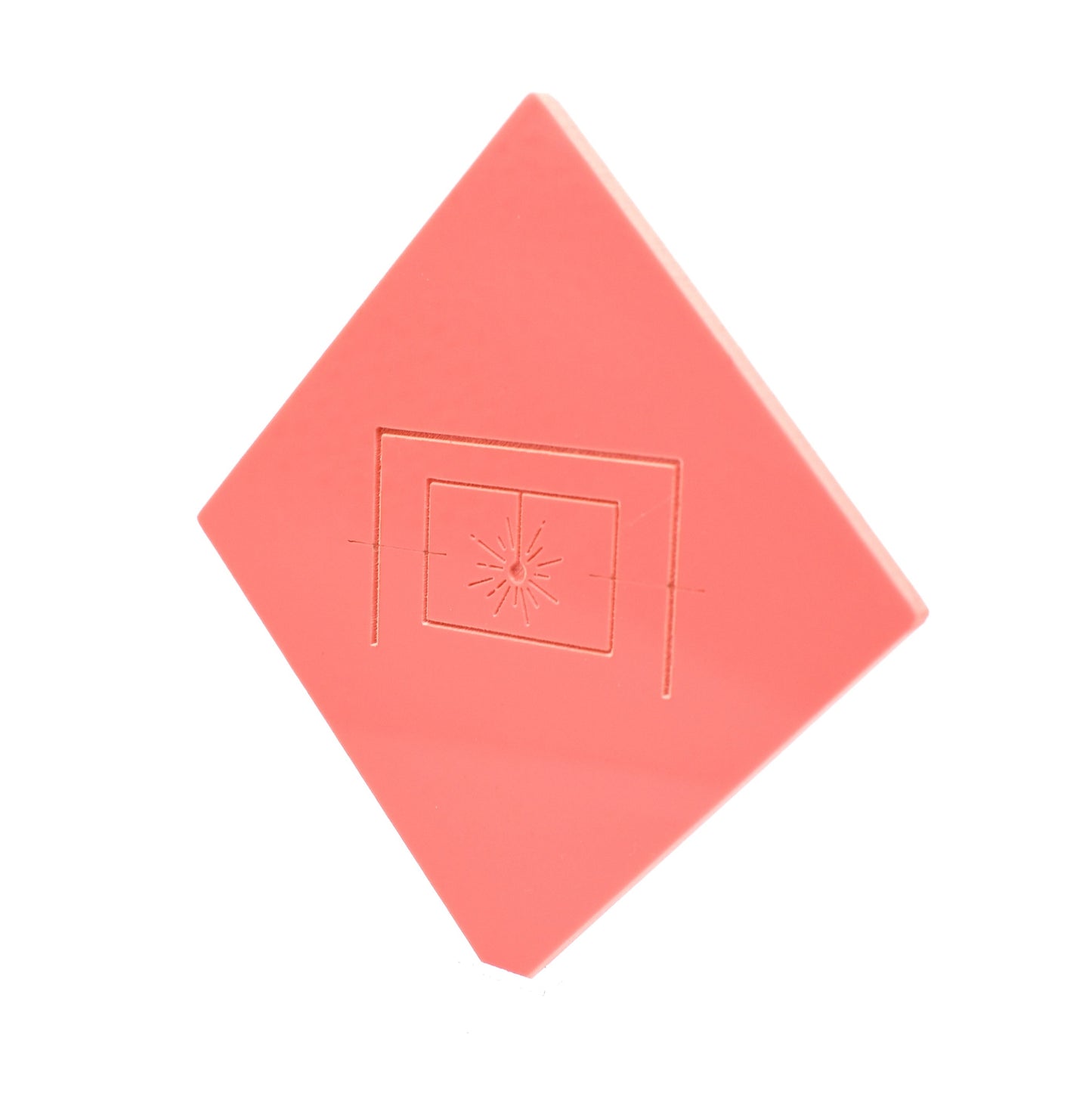 1/8" Coral Salmon Pastel Cast Acrylic Sheet