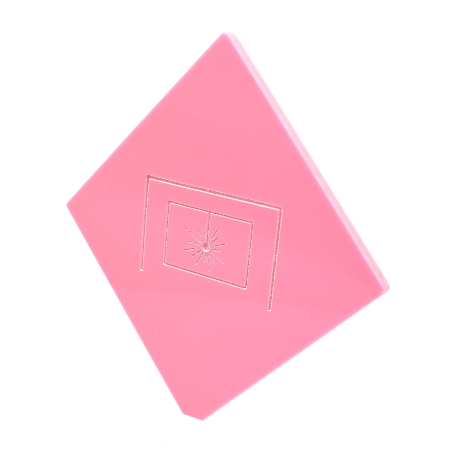 1/8"Flamingo Pink Pastel Cast Acrylic Sheet