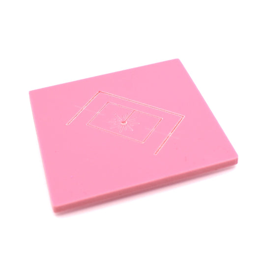 1/8"Flamingo Pink Pastel Cast Acrylic Sheet