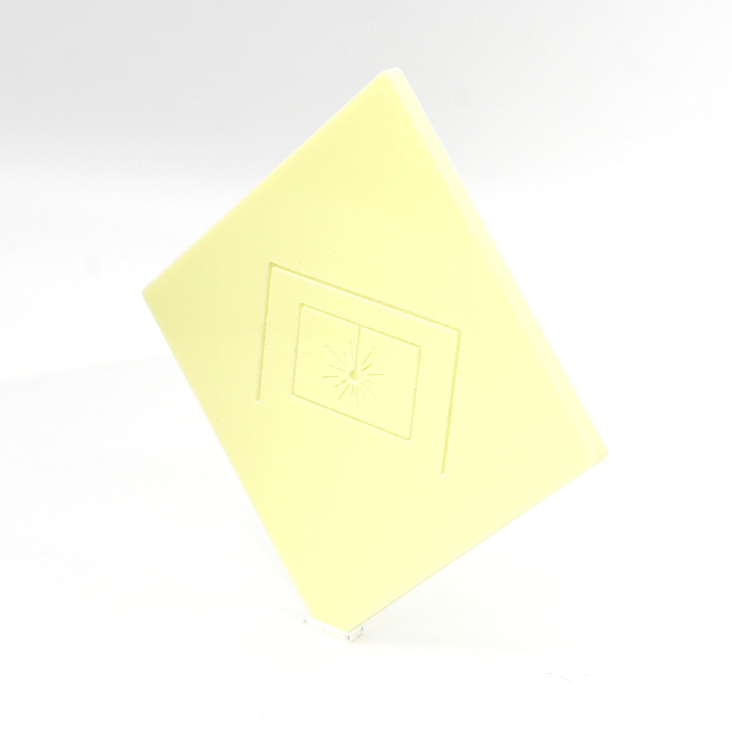 1/8" Pale Yellow Pastel Cast Acrylic Sheet