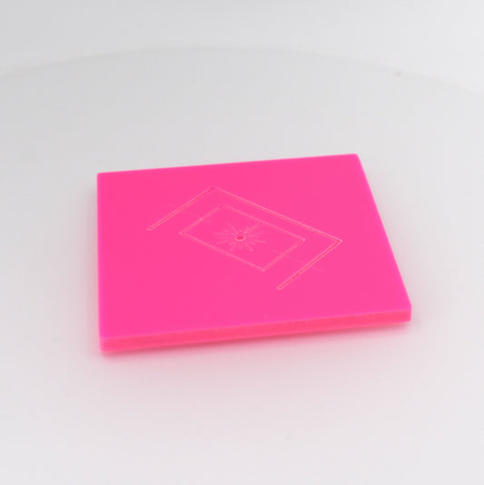 1/8" Electric Pink Cast Acrylic Sheet