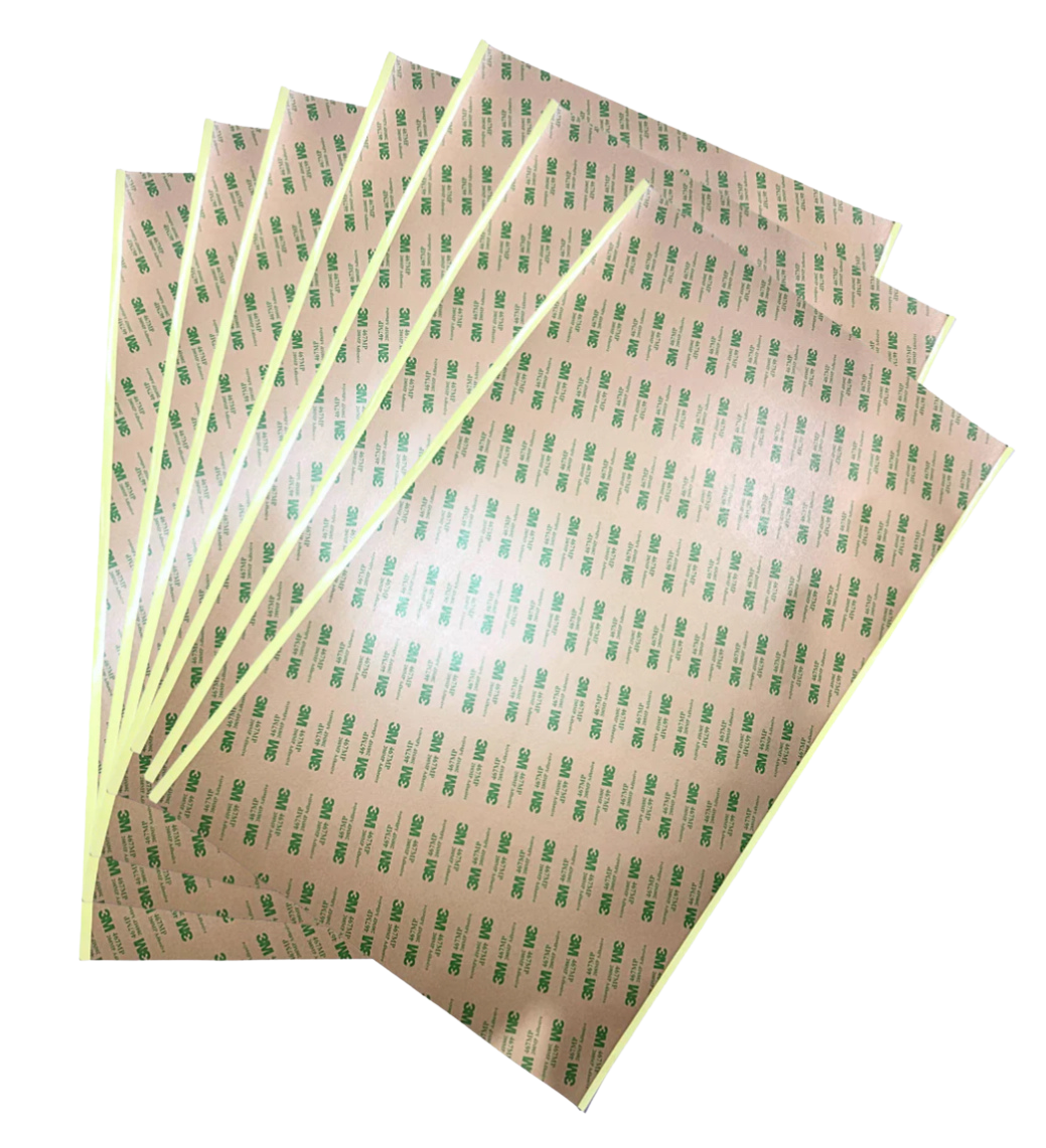 3M 467MP double sided adhesive sheet. 12” x 19”