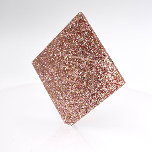 1/8" Champagne Glitter Cast Acrylic Sheet