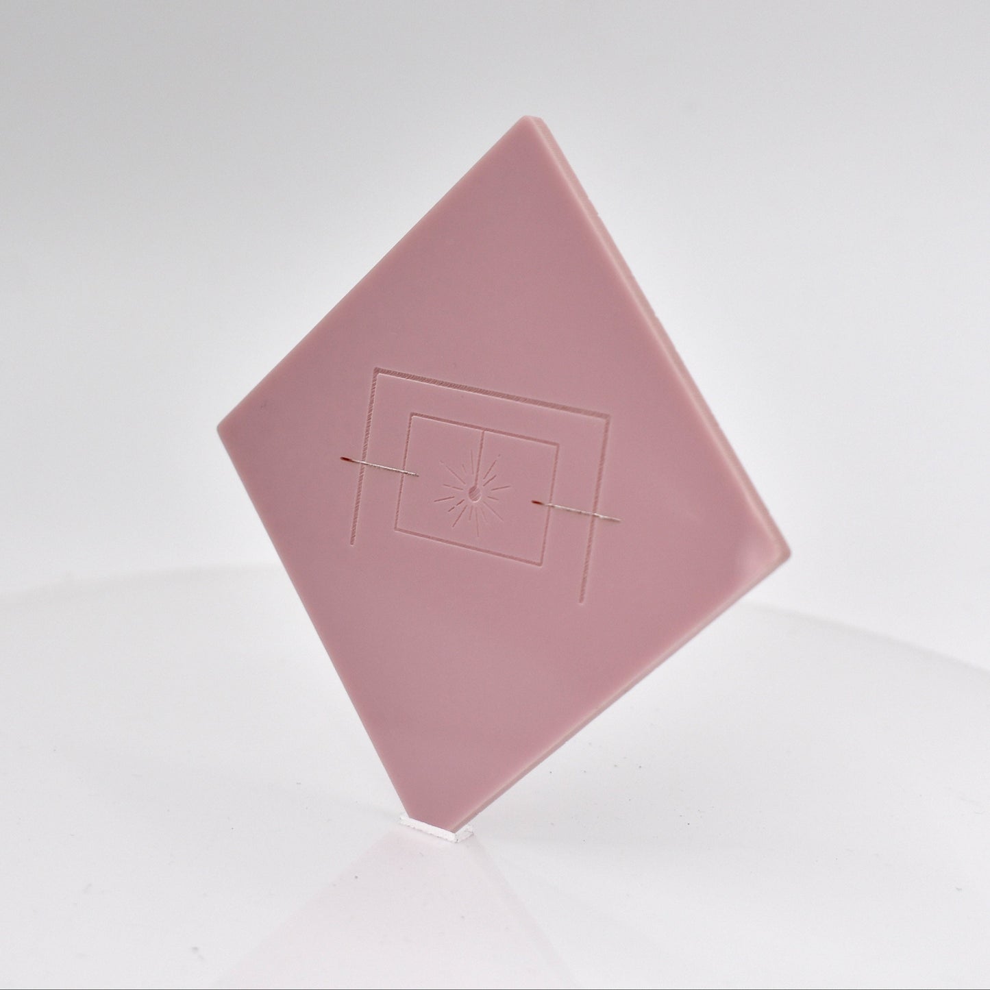 1/8" Rose Quartz Pink Earthy Cast Acrylic Sheet