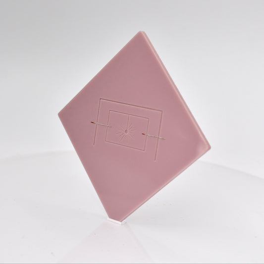 1/8" Rose Quartz Pink Earthy Cast Acrylic Sheet