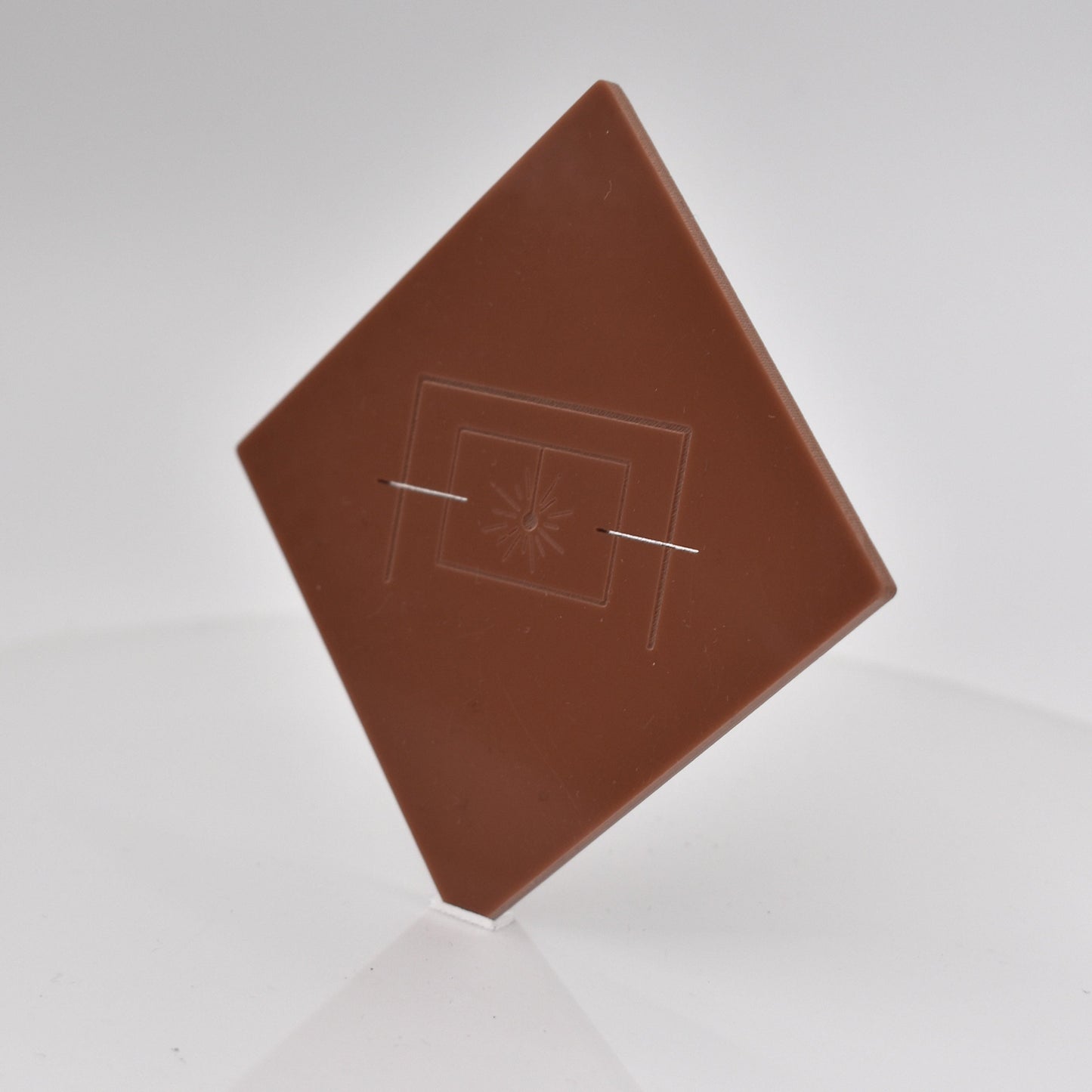 1/8" Carnelian brown Earthy Cast Acrylic Sheet