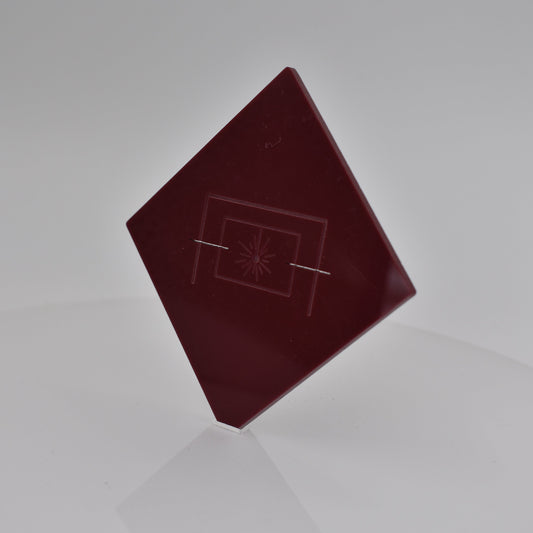 1/8" Garnet Red Earthy Cast Acrylic Sheet