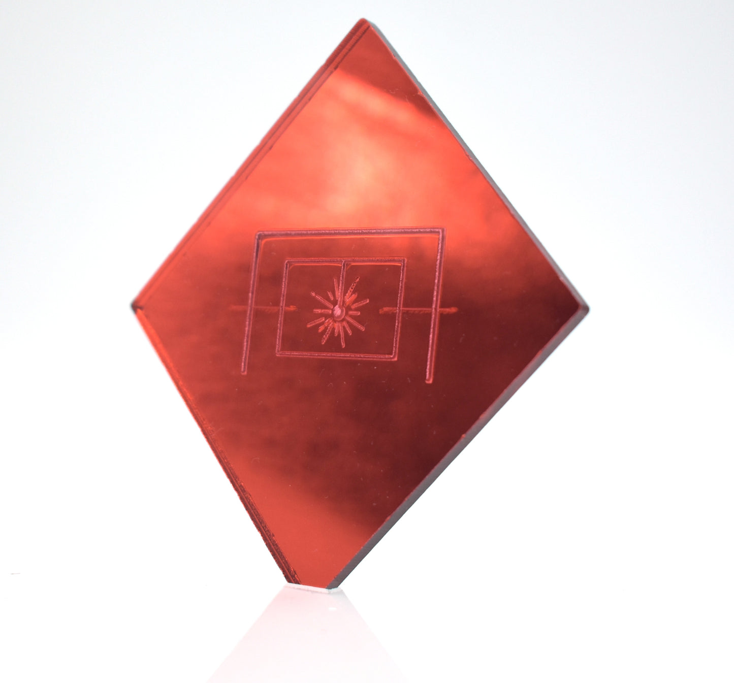 1/8" Red Mirror Acrylic Sheet