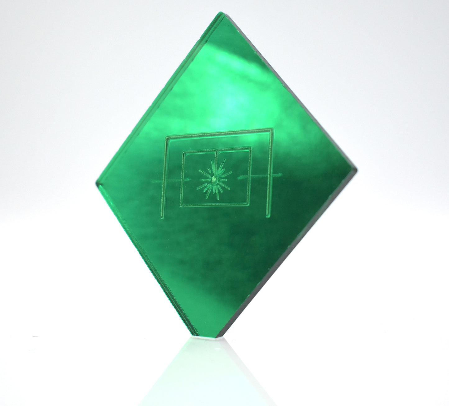 1/8" Green Mirror Acrylic Sheet
