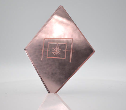 1/8" Rose Gold Mirror Acrylic Sheet
