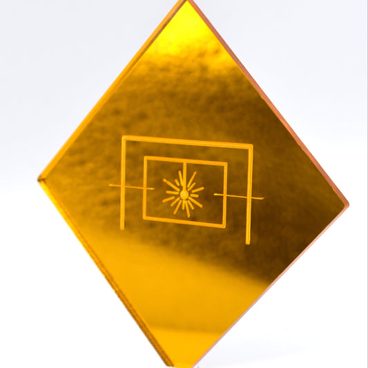 1/8"  Orange Mirror Acrylic Sheet