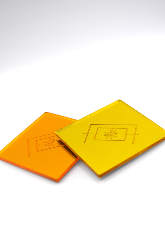 1/8"  Orange Mirror Acrylic Sheet