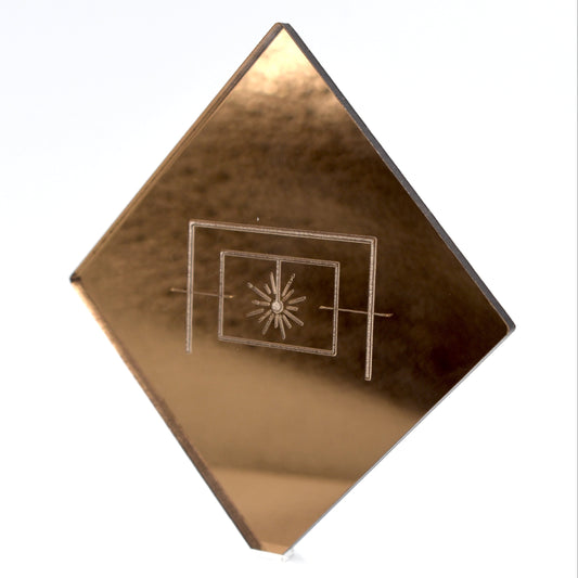 1/8"  Mocha Mirror Acrylic Sheet