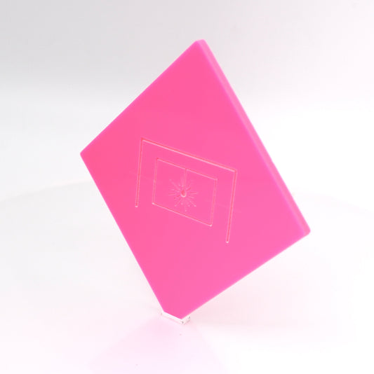 1/8" Electric Pink Cast Acrylic Sheet