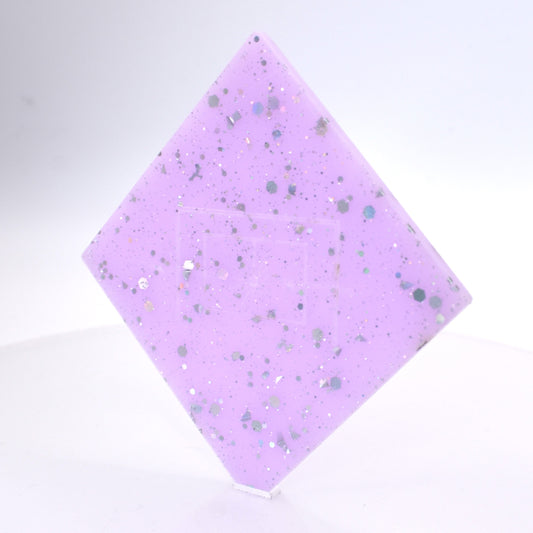 1/8" Sparkle Cotton Candy Lilac Cast Acrylic