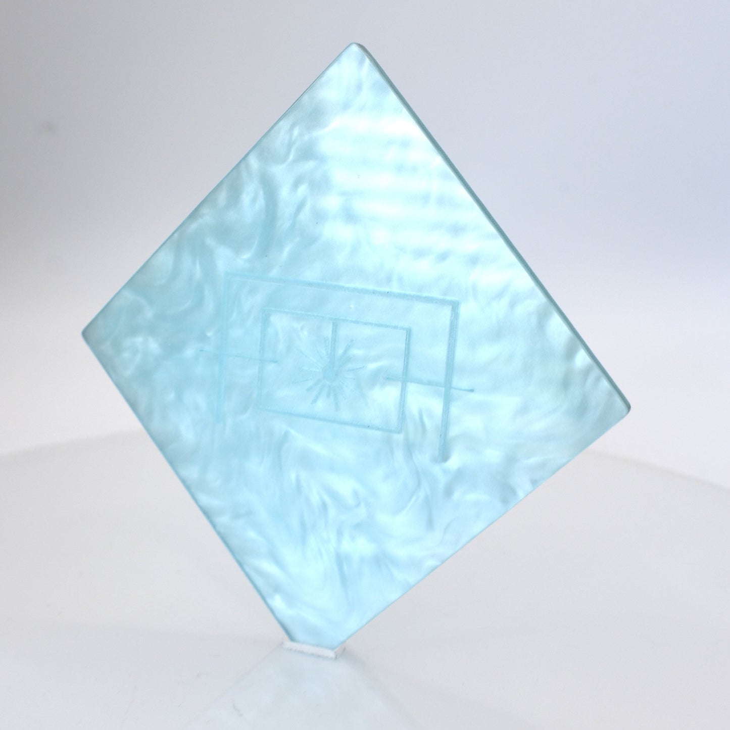 1/8" Sky Blue Pearlescent Acrylic Sheet