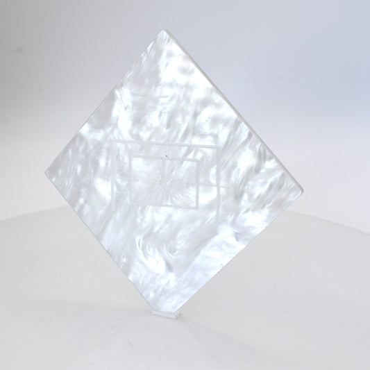 1/8" Pure White Pearlescent Acrylic Sheet