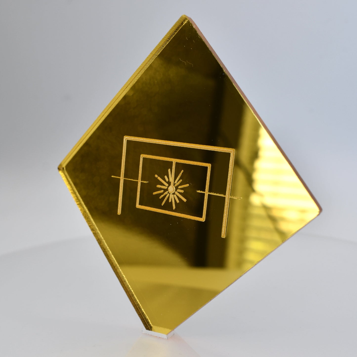 1/8" Yellow Gold Mirror Acrylic Sheet