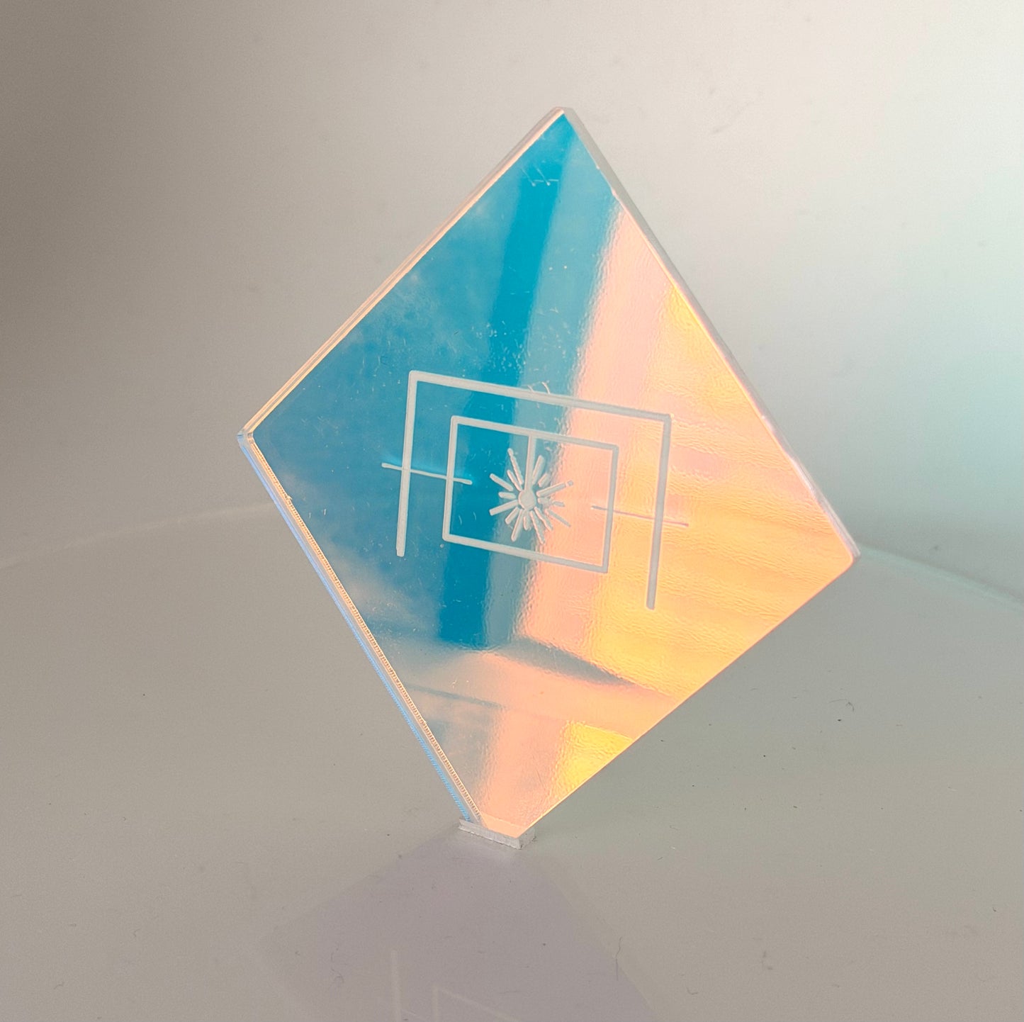 1/8" Translucent Holographic Cast Acrylic