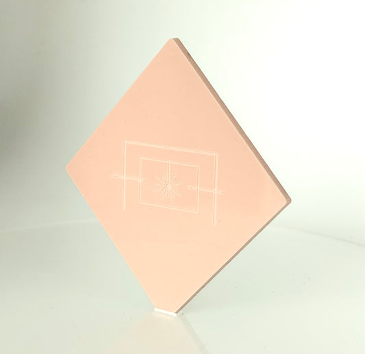 1/8" Morganite Pink Earthy Cast Acrylic Sheet